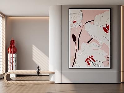 现代奶油挂画 女孩房挂画 书房挂画 客厅挂画 玄关挂画 办公室挂画