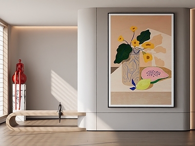 奶油北欧挂画 书房挂画 女孩房挂画 客厅挂画 玄关挂画 办公室挂画