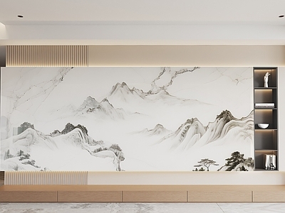 现代背景墙 大理石背景墙 山水大理石 现代客厅背景墙 电视背景墙 山水纹大理石