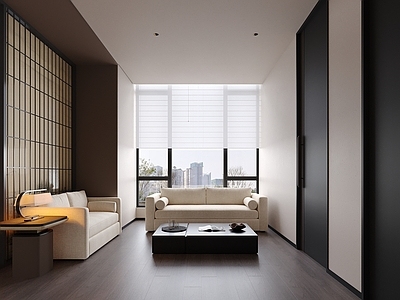 新中式现代休息区 接待区 洽谈区 售楼部 包间