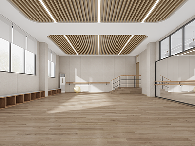 现代简约教室 舞蹈教室