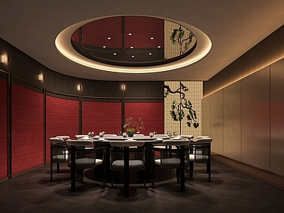 中式新中式包厢 酒店包厢 会所包厢 餐厅包厢
