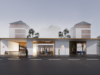 现代小区建筑 现代小区入口大门 小区大门 社区出入口 示范区大门 现代小区出入口