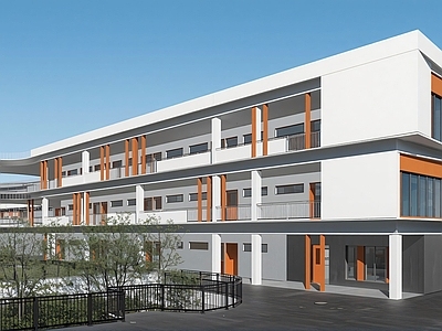 现代学校建筑 学校