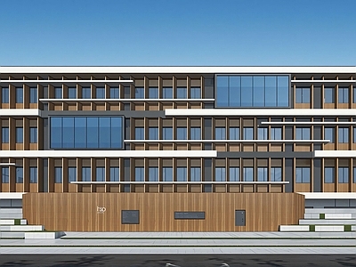 现代学校建筑 学校 教学楼