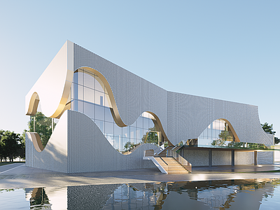 现代图书馆 图书馆 现代图书馆建筑 现代简约图书馆 大学图书馆 学校图书馆