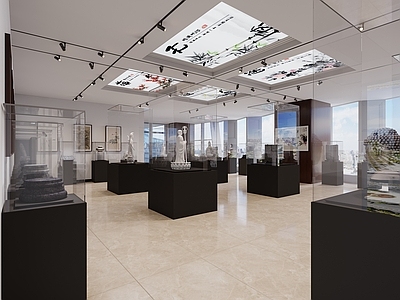 现代其他商业空间 现代展厅