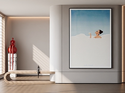 现代奶油挂画 女孩房挂画 书房挂画 客厅挂画 玄关挂画 办公室挂画