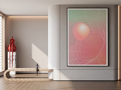 奶油极简挂画 女孩房挂画 书房挂画 客厅挂画 玄关挂画 办公室挂画