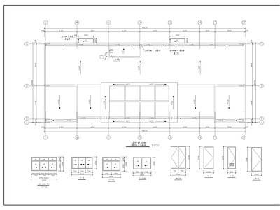 现代产业园建筑 工厂综合 施工图