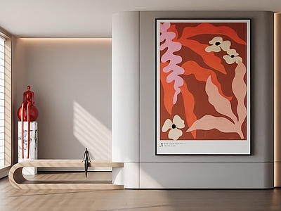 现代奶油挂画 女孩房挂画 书房挂画 客厅挂画 玄关挂画 办公室挂画