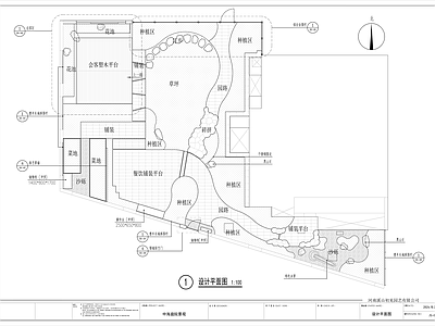 现代新中式庭院 现代庭院 新中式庭院 自然式庭院 私家庭院 花园庭院 施工图