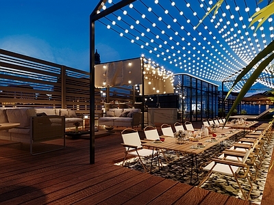 现代烧烤店 现代户外烧烤