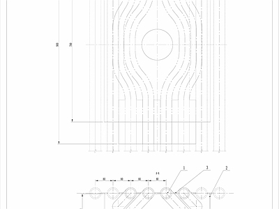其他结构图纸 锅炉 水冷壁 让管 施工图