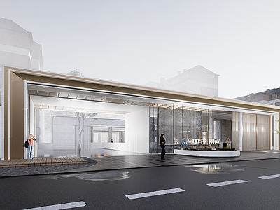 现代小区建筑 现代小区入口大门 小区大门 社区出入口 示范区大门