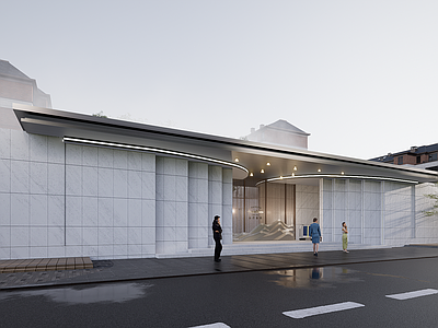 现代小区建筑 现代小区入口大门 小区大门 社区出入口 示范区大门
