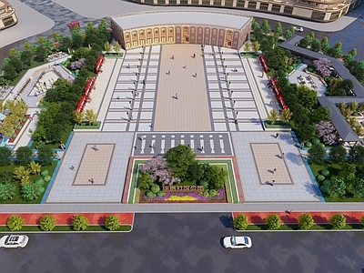 现代新中式口袋公园 现代城市公园 现代口袋公园 城市休闲广场 活动健身广场 社区活动广场