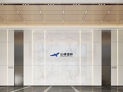 现代办公大厅 办公大厅 大堂