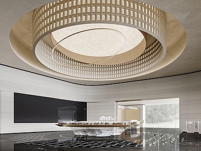 现代售楼处 售楼部 沙盘 销售中心