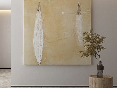 现代侘寂挂画 油画 书房挂画 茶室挂画 客厅挂画 玄关挂画