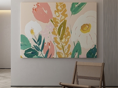 现代侘寂挂画 油画 书房挂画 茶室挂画 客厅挂画 玄关挂画