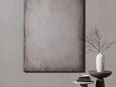 现代侘寂挂画 油画 书房挂画 茶室挂画 客厅挂画 玄关挂画