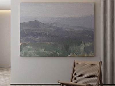 现代侘寂挂画 油画 书房挂画 茶室挂画 客厅挂画 玄关挂画