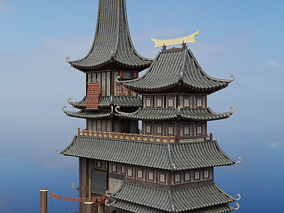 中古古建筑 日式建筑 日式古建 日式城堡 日式宫殿 古建筑