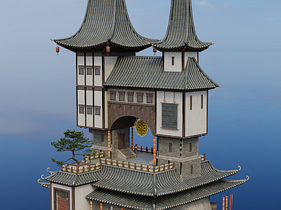 中古古建筑 日式建筑 日式古建 日式宫殿 日式城堡 古建筑