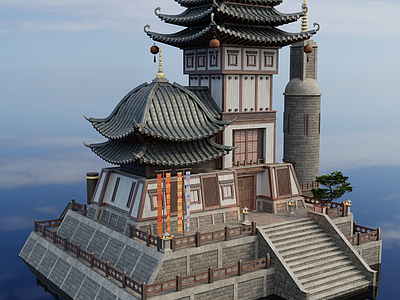 中古古建筑 日式建筑 日式古建 日式城堡 日式宫殿 古建筑