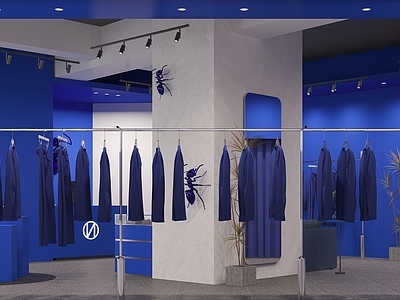 现代极简服装店 女装店 男装店 现代服装店 网红服装店 新型品牌服装店