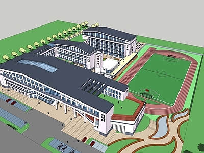 现代新中式初中 现代中式学校