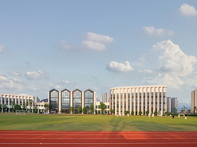 现代路面 彩色路面 彩色沥青 操场 跑道