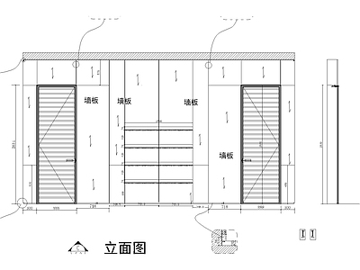 现代极简门 钢化玻璃门 铝合金门 卫生间门 现代铝合金平开门 施工图