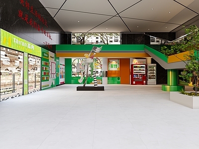 现代商场 商城大厅