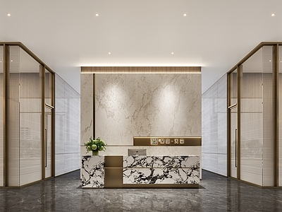 现代轻奢服务中心 物业服务中心