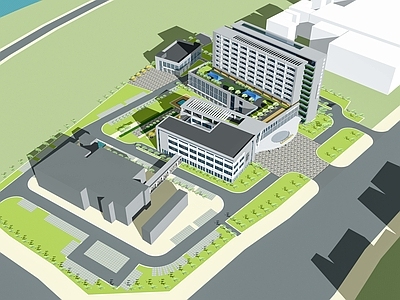现代医院建筑 人民医院