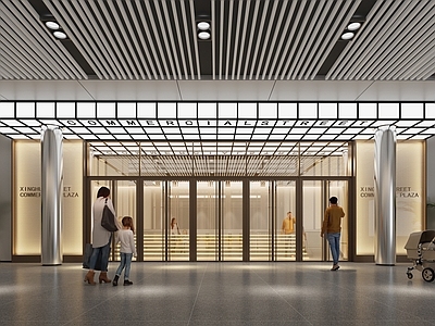 现代商场 现代商场入口 商场