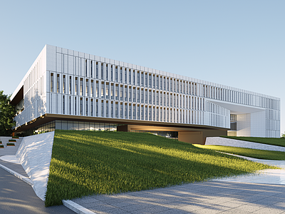 现代图书馆建筑 现代图书馆 学校图书馆 现代文化馆 现代展览馆 现代简约美术馆