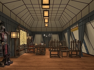 中式其他商业空间 蒙古包