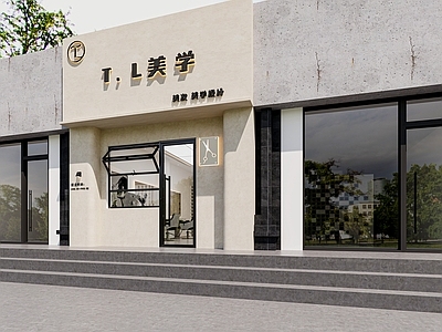 现代婚纱摄影 理发店