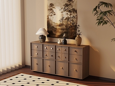 中古玄关柜 中古风玄关柜 端景柜玄关柜 矮柜 边柜