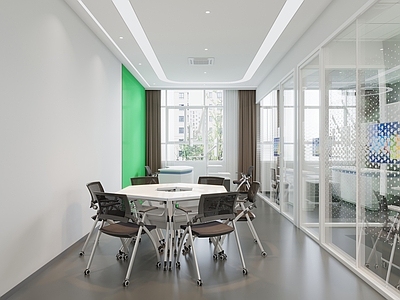 现代简约教室 多媒体教室 直播间