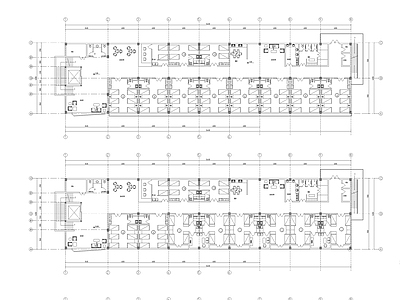 现代医院建筑 现代多层养老院 施工图