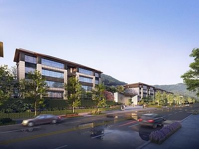 新中式多层住宅 洋房住宅