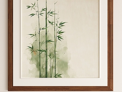 现代新中式挂画 画框 客厅挂画 玄关挂画 茶室挂画 新中式挂画