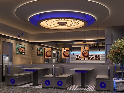 现代火锅店 烤肉店 火锅店 门头设计 餐饮空间