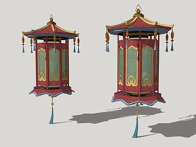 中式新中式吊灯 古代吊灯 古风灯笼 新中式吊灯 古风庭院吊灯