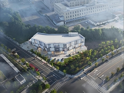 现代小公建 现代办公楼