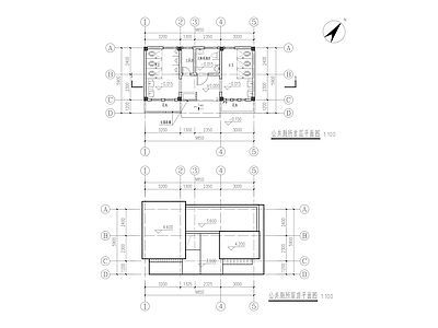 现代公厕 10x6单层厕所 施工图